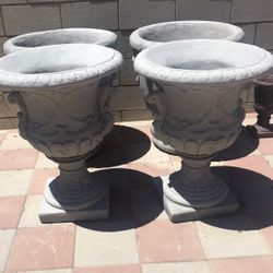 New Flower Pots Made Out Cement Perfect Gift For Any Occasion 