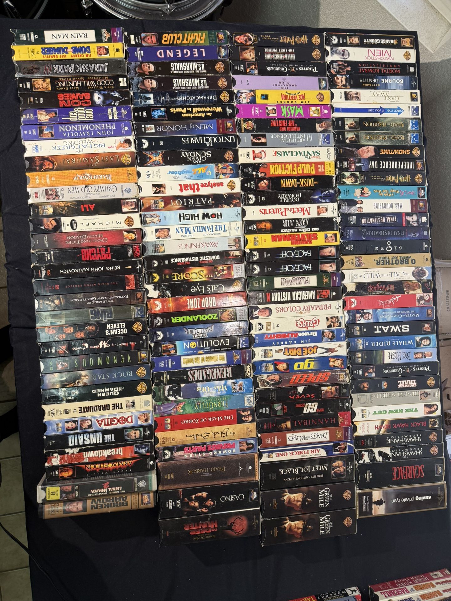 VHS And DVD Old Collection Lot Clamshell