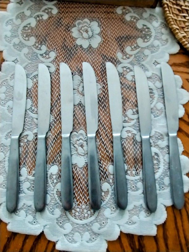 Create & Barrel Dinner Knife Set - Stainless Steel (7)