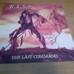 W.A.S.P. “THE LAST COMMAND”  Autographed 
