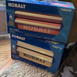 Mini Kobalt Toolboxes 