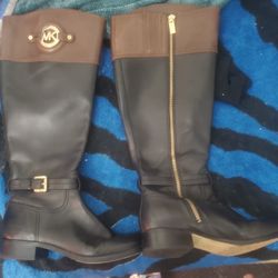 Michael Kors sz 8.5 knee-high leather riding boots