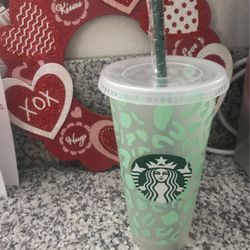 Starbucks Cup Leopard