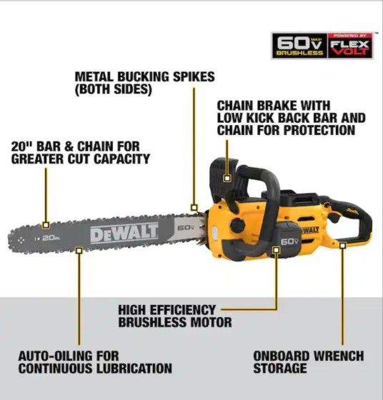 Dewalt Chainsaw 20"