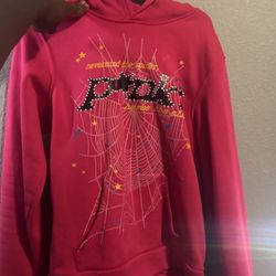 Pink Sp5der hoodie 