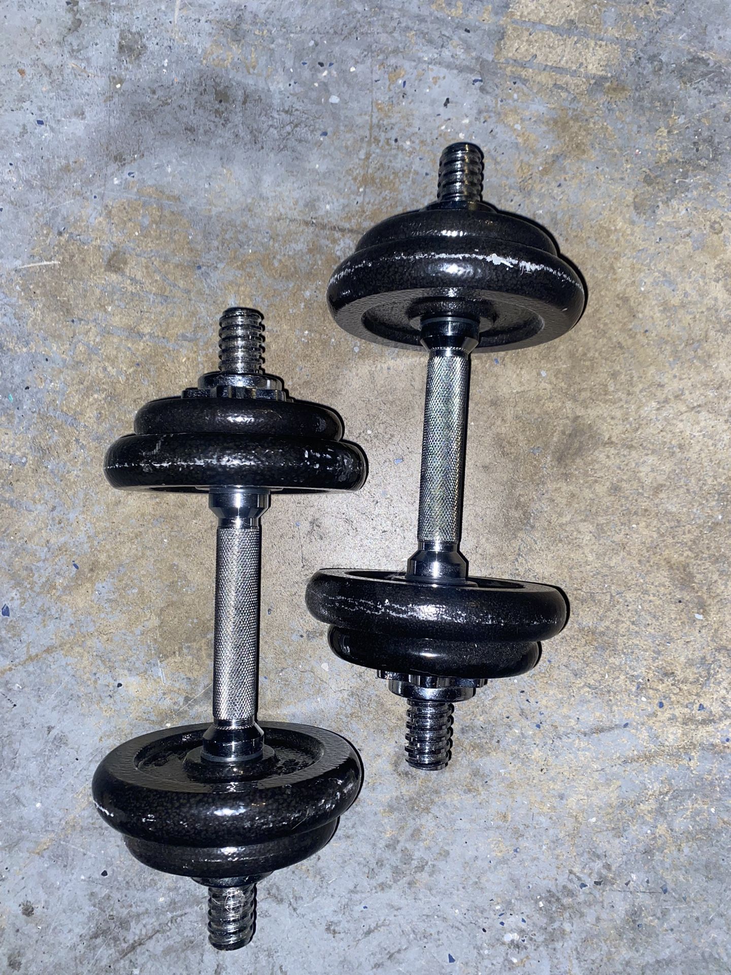 2 Barbell/dumbbells 30lbs Weight
