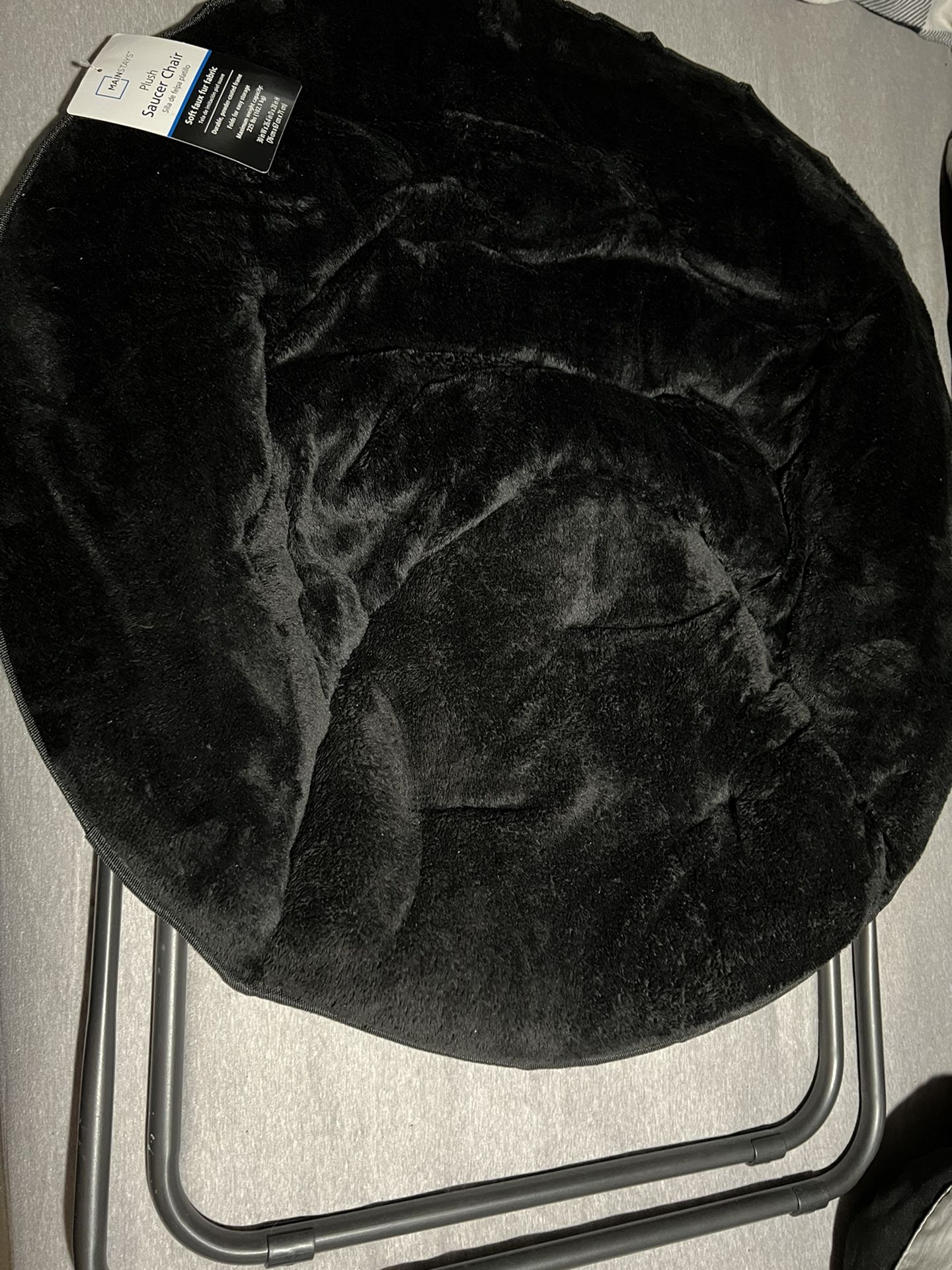Plush Saucer Chair