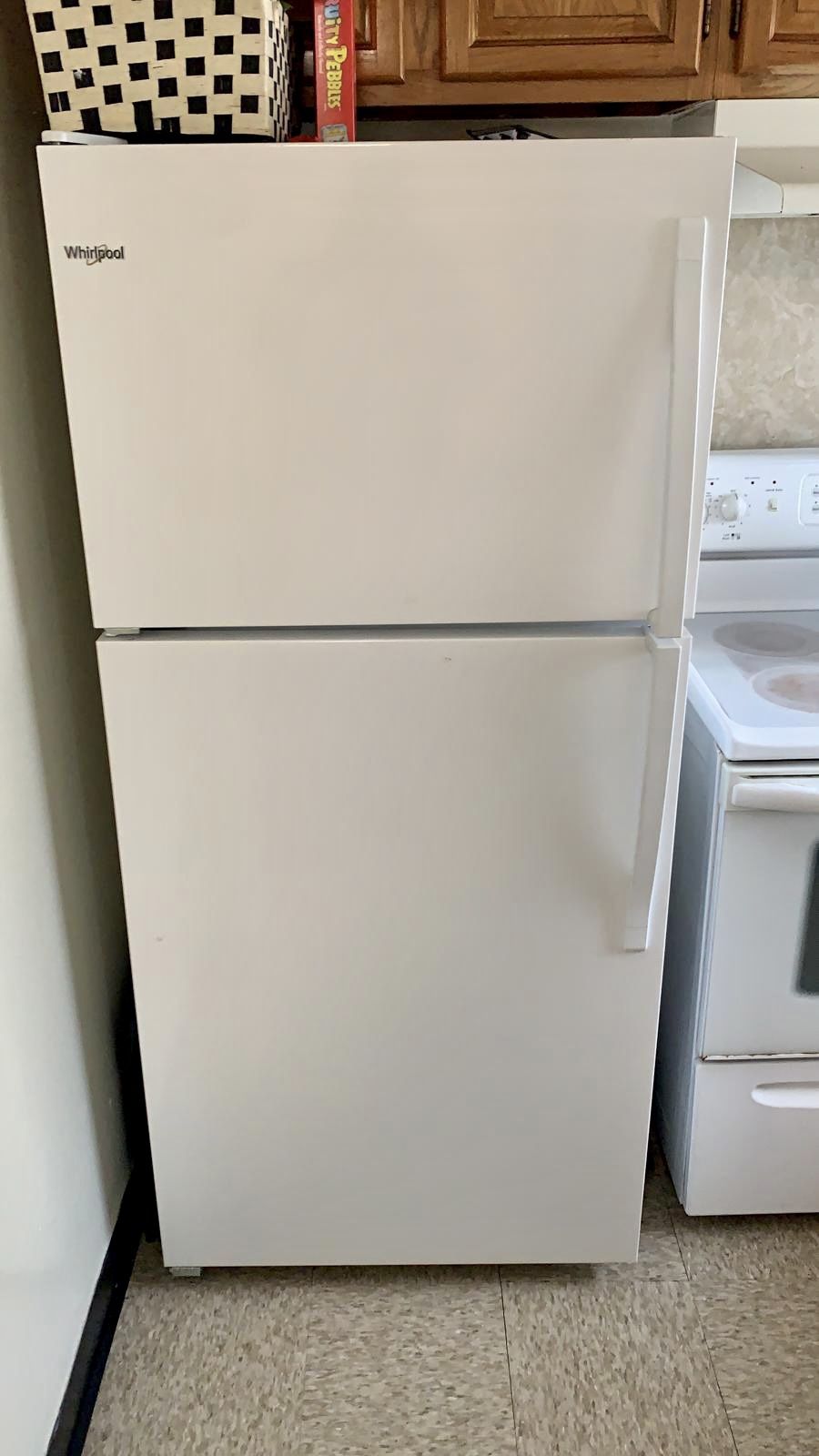 Whirlpool Refrigerator. 1 year old. Still like new.