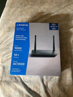 New Linksys router