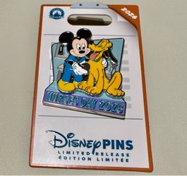 Disney Pins Mickey Mouse & Pluto Nurses Day 2026 Limited Release Collectors Pin