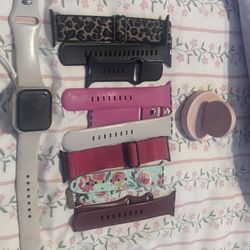 Apple Watch 41mm With Bumper And Glass Screen Saver 