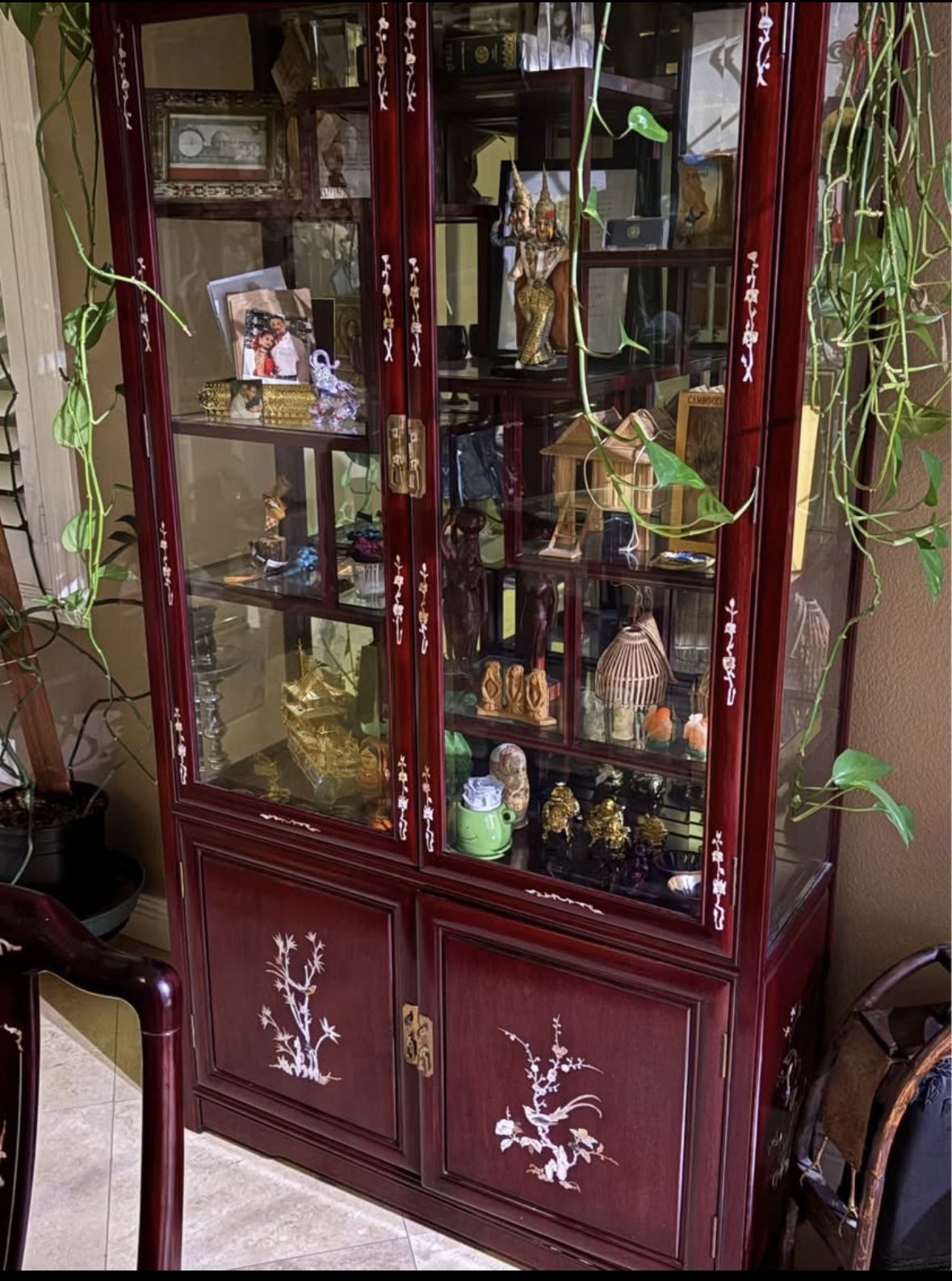 Rosewood table cabinet