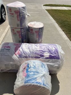 Owens Corning R-13 and R-19 insulation pink