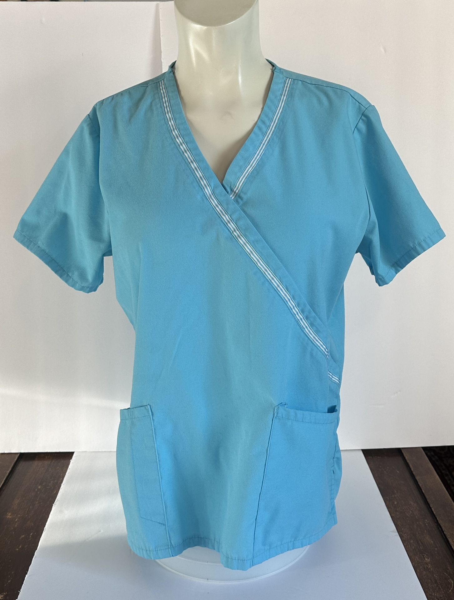 Blue Scrub Top