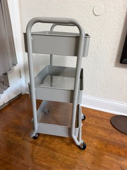metal utility cart gray (target)