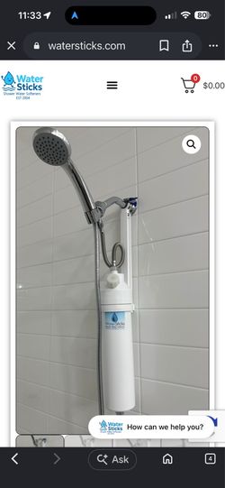 Used shower system