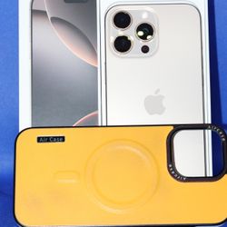 98% battery capacity, Unlocked Apple iPhone 16 Pro Max 256GB Desert Titanium