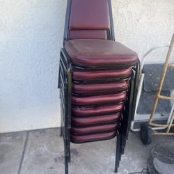 The chairs are in very good condition; there are 8 chairs for $30