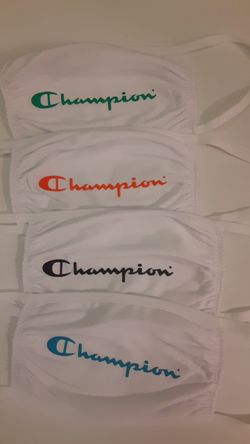 Champion face masks!! 4 for $20 or $7 for 1