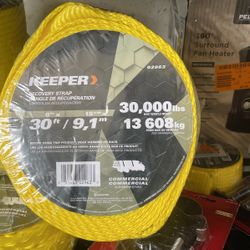 4 Recovery Strap 30 Ft. 30,000 Lbs 