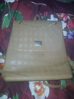 Brown medium Back pack (purse)
