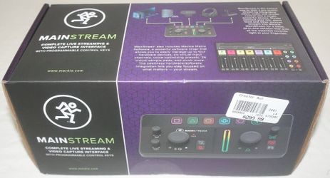 Mackie MainStream Complete Live Streaming and Video Capture Recording