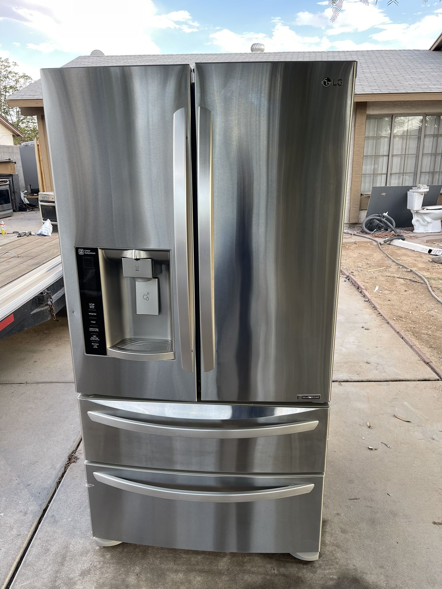 LG Refrigerator 4 Door Stainless Steel
