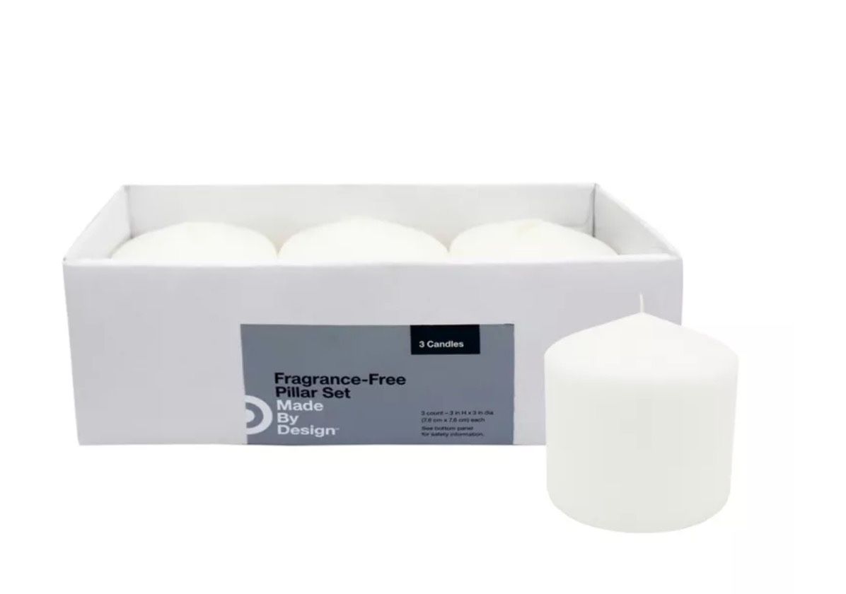 Target Pillar Candle Set - 3 PACK