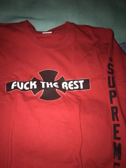 Supreme X Independent fuck the rest long sleeve fall 2015