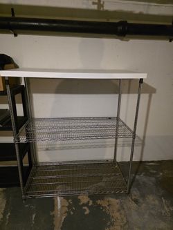 Metal Shelves With Top