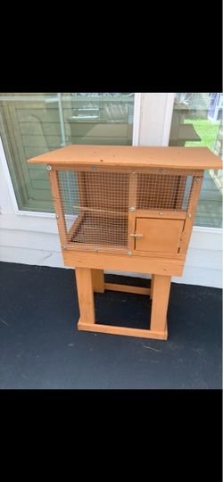Wooden Small Animal cage with Stand
