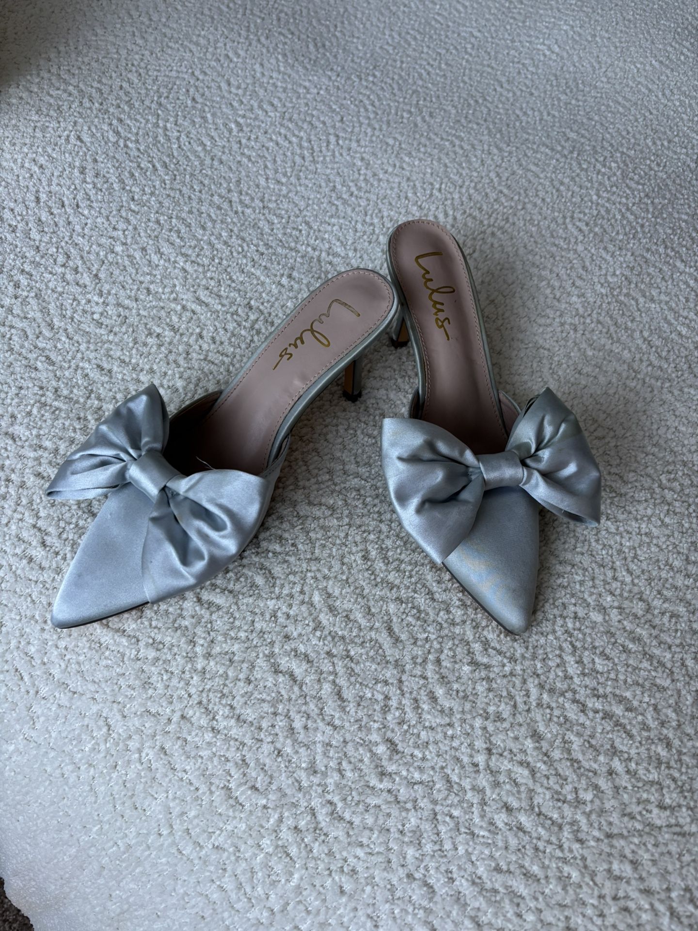 SIZE 8 Baby Blue Lulus Heels