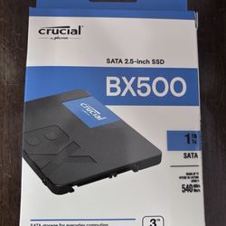 Crucial BX500 1TB 3D NAND SATA 2.5-inch SSD