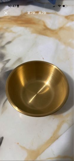 40-Piece Gold Stainless Steel Sauce Dipping Cups