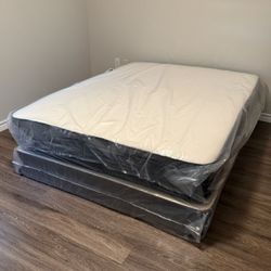 NEW Mattress Queen Size Regular With Box Spring // Offer  🚚