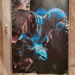 *NEW* Sony Playstation Accessories Bundle: PS4 Mortal Kombat Console & 2 Controller Lightbar Skins, Controller Grips with Charging Cable & Dust Cover.