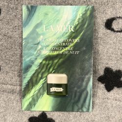 La Mer the night recovery concentrate sample card 3ml