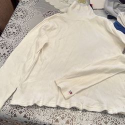 Women’s Tommy Hilfiger Cable Knit Turtle Neck Sweater