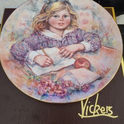 "Wistful" Mary Vickers Plate