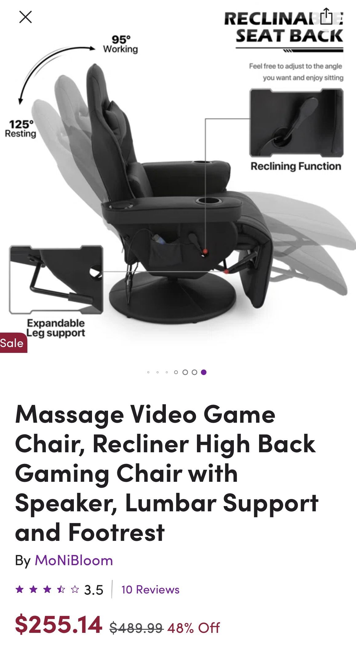 Gamer Chair Massage Chair