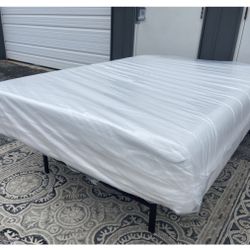 New FULL Size 12” Memory Foam Mattress ONLY $200 Or $265 With Platform Bed Frame 
