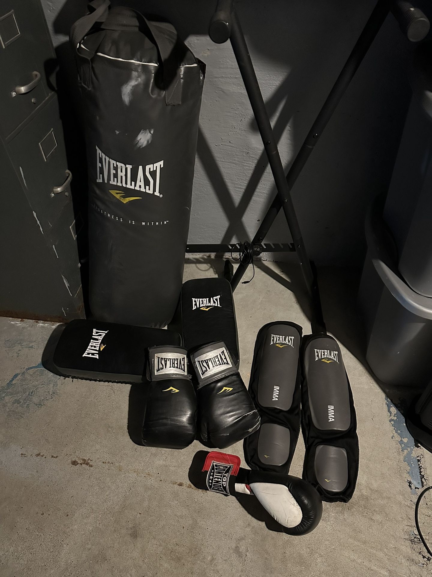Punching Bag And Accessories