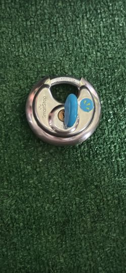 SmartStop Stainless Steel Disc Padlock with Key