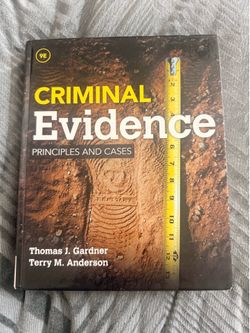 Criminal evidence principles and cases by Thomas j gardner