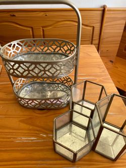 Metal and mirror holders