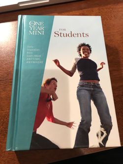 One Year Mini Bible for Students like new Devotional Book