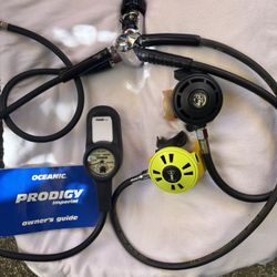 Oceanic/ Aqualung Diving Regulator Set