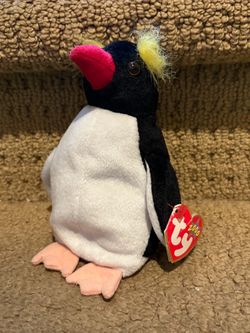 NWT~Vintage TY Frigid the Penguin Plush 2000 Small Toy Collectible 6”
