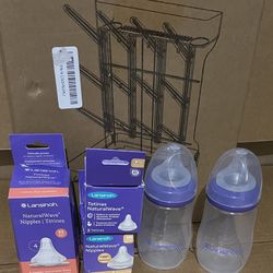 Bottle Drying Rack with Bottles/Nipples