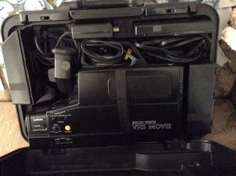 VHS movie camera